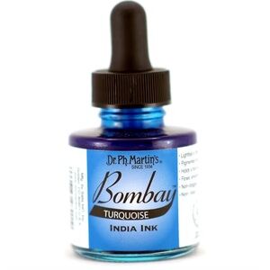 🔥5 FOR $25🔥 Dr. Ph. Martin's Bombay India Ink, Turquoise